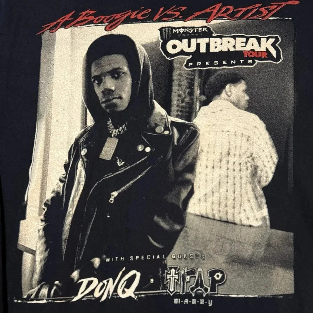 **Hard to Find** A Boogie Vs. Artist Long Sleeve Tee on the Nike Label - Picture 2 of 5